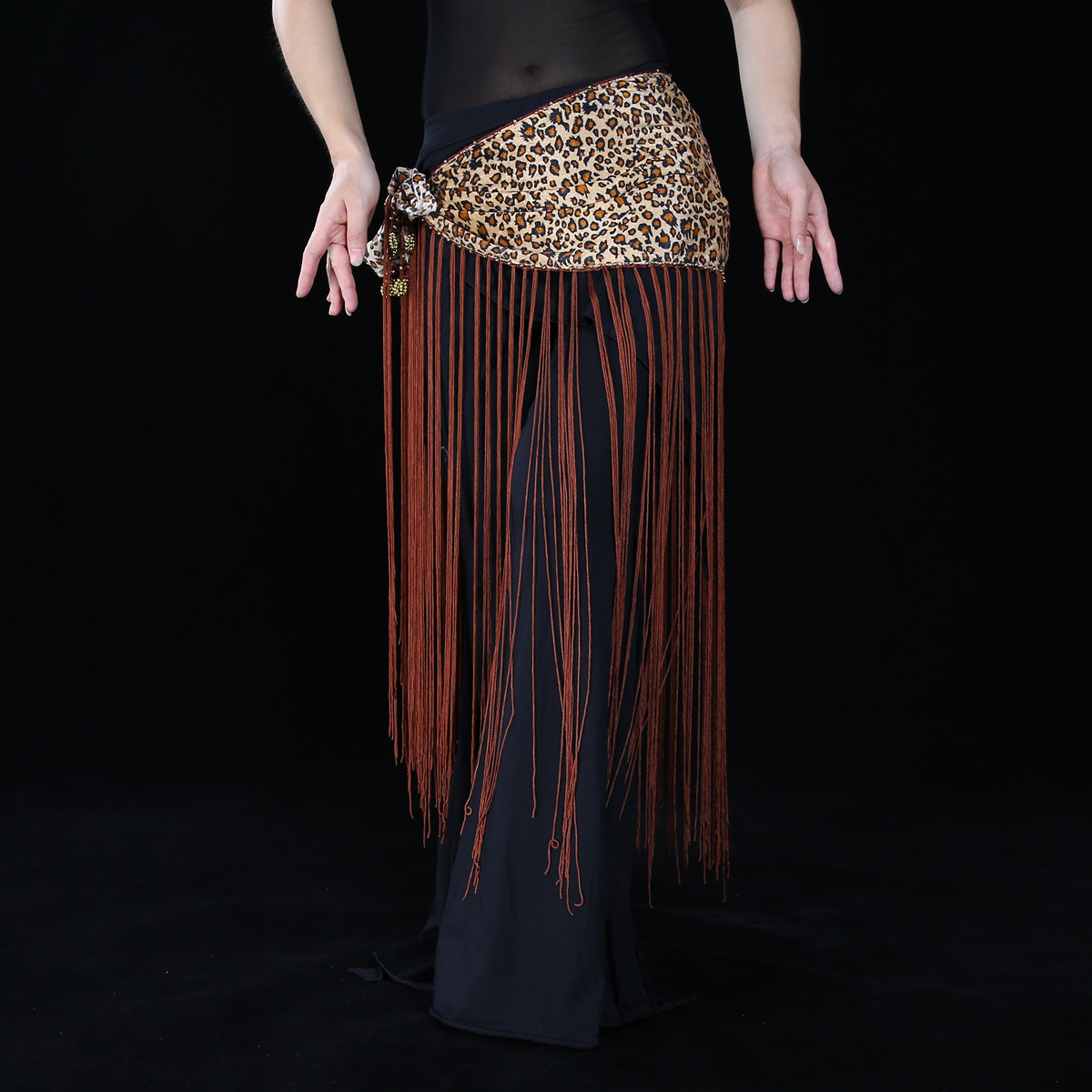 Dancewear Polyester Belly Dance Performance Hip Scarf For Ladies