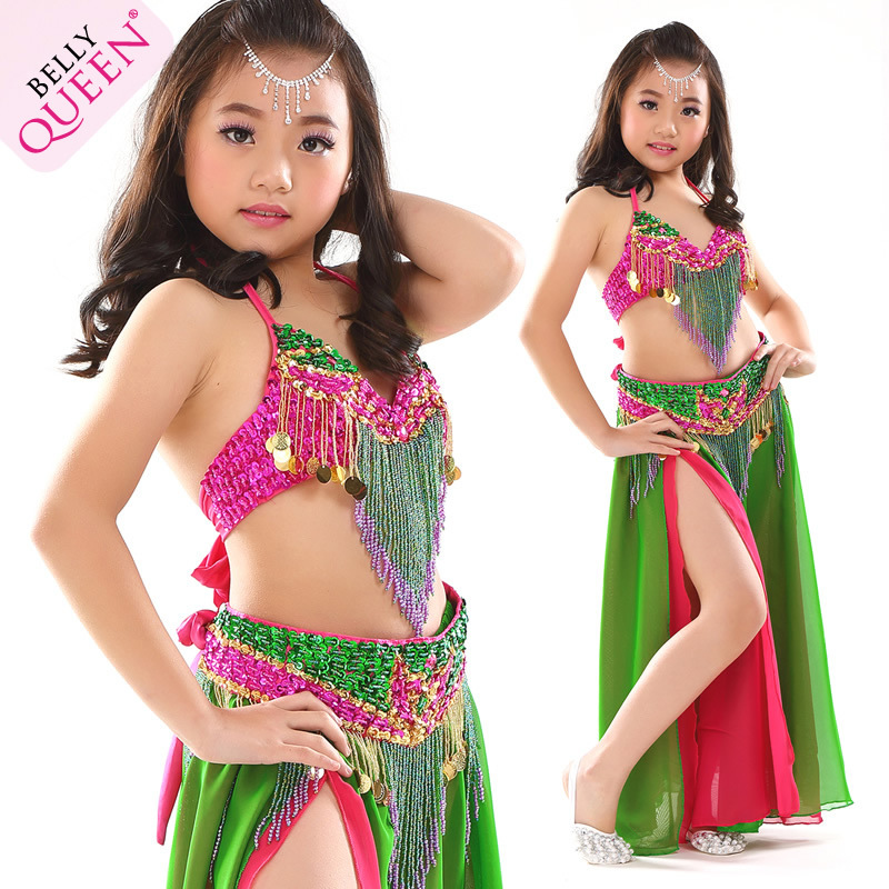 Dancewear Polyester Belly Dance Costumes For Kids