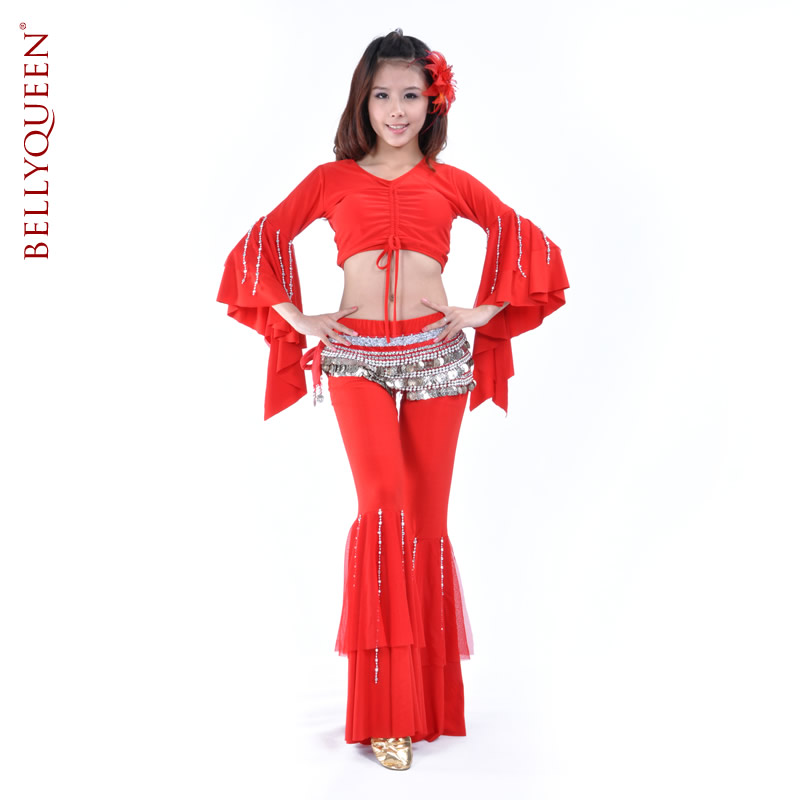 Dancewear Polyester Belly Dance Costumes For Ladies More Colors