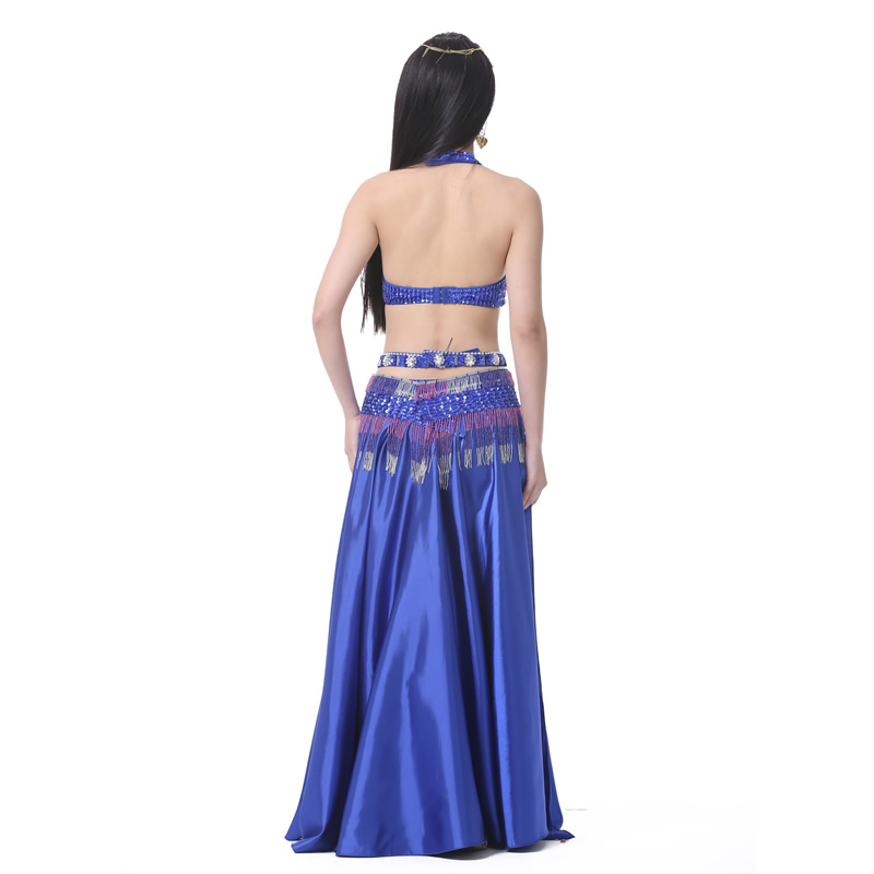 2 Pieces Dancewear Polyester Belly Dance Performance Costumes For Women