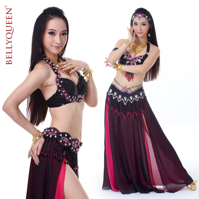 Dancewear Polyester Belly Dance Performance Costumes For Women