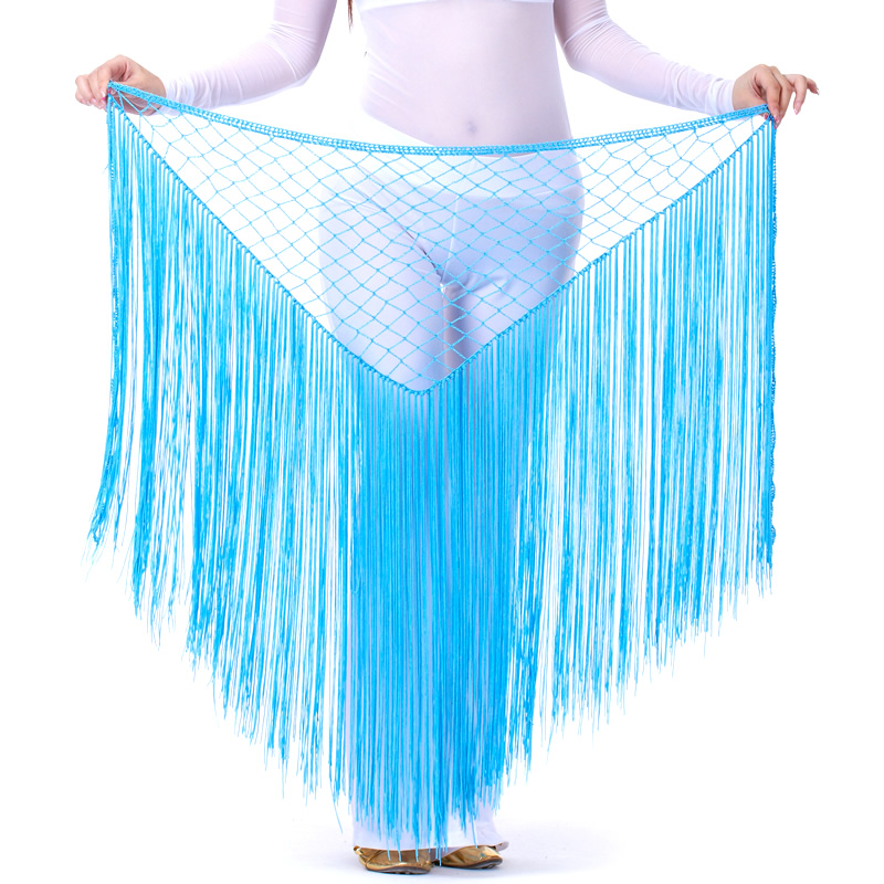 Dancewear Polyester Belly Dance Performance Triangle Hip Scarf For Ladies