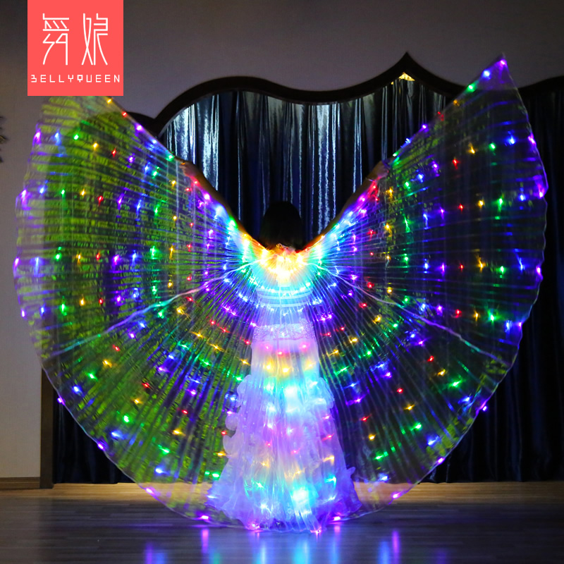 Led Belly Dance Isis Wing With Stick