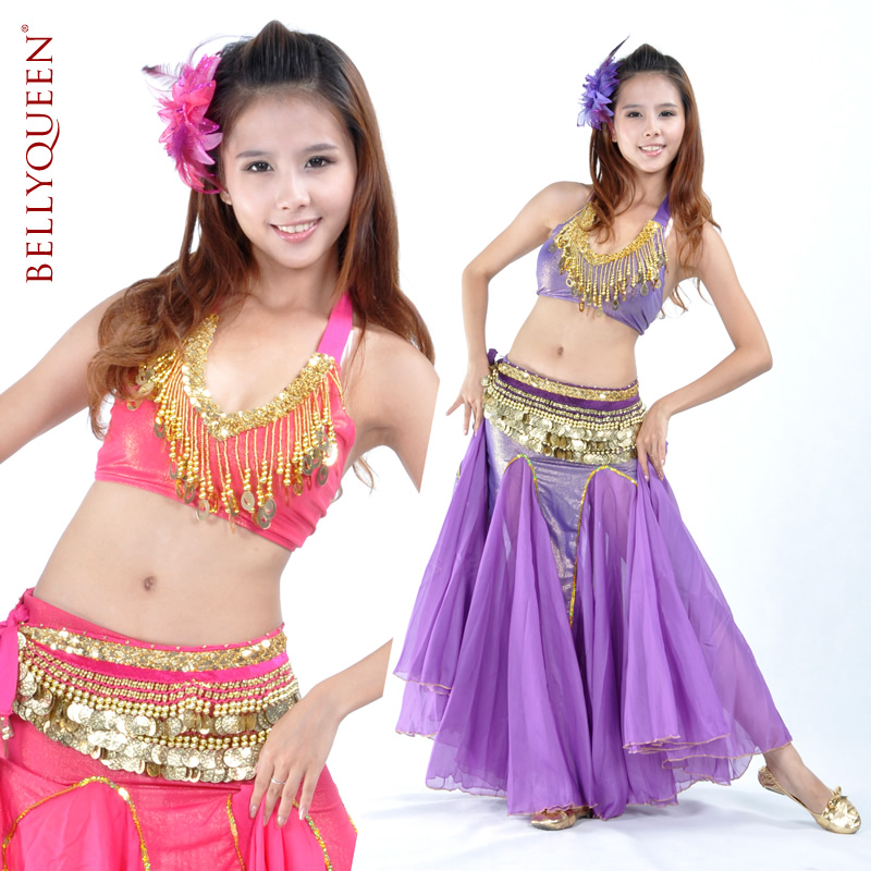 Dancewear Polyester Belly Dance Costumes For Ladies More Colors