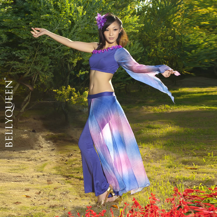 Dancewear Polyester Belly Dance Costumes For Ladies