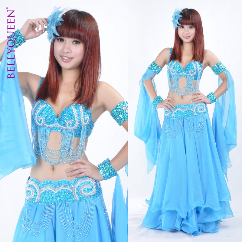 Dancewear Polyester Belly Dance Performance Costumes For Women More Colors