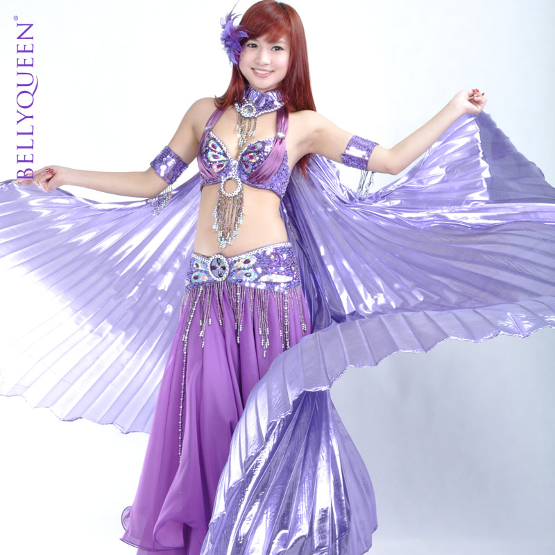 5 pieces Dancewear Polyester Belly Dance Performance Costumes For Women More Colors
