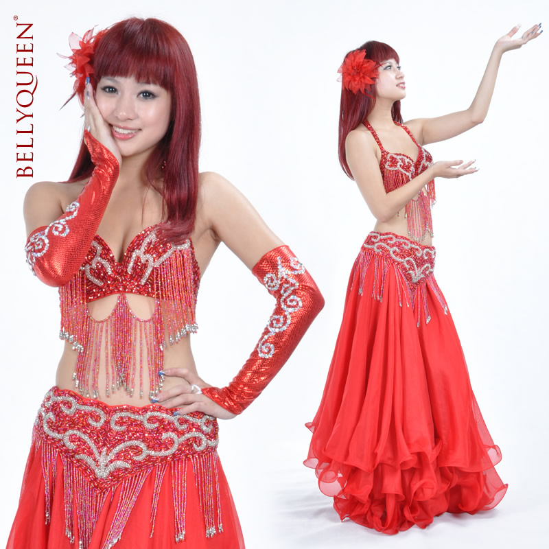 Dancewear Polyester Belly Dance Performance Costumes For Women More Colors