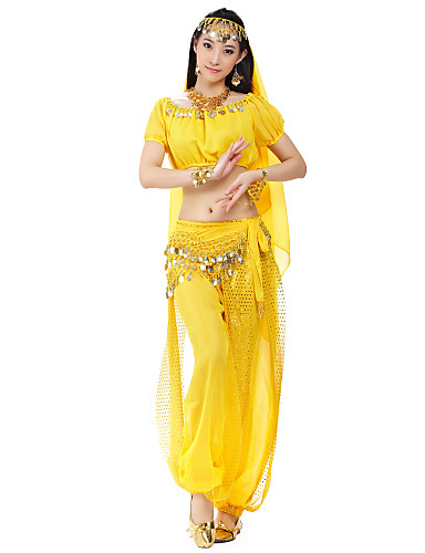 Dancewear Polyester Belly Dance Tops For Ladies