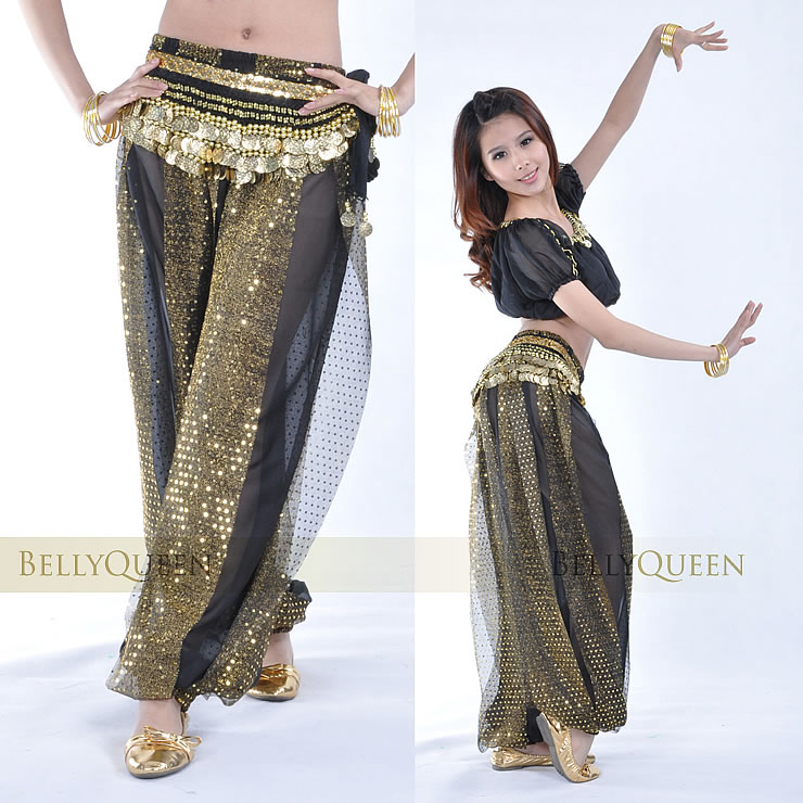 Dancewear Polyester Belly Dance Performance Wear For Ladies