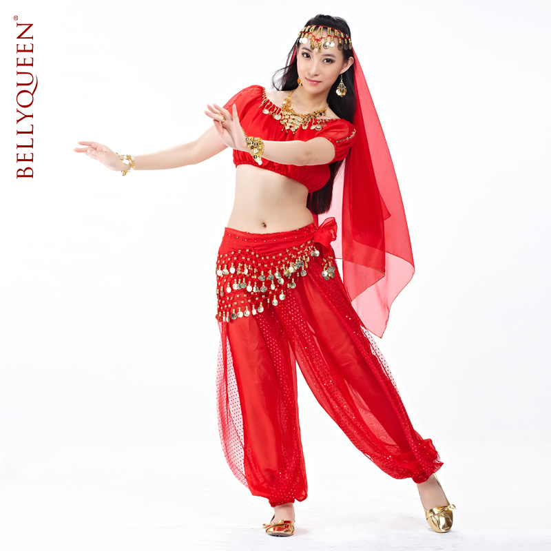 Dancewear Polyester Belly Dance Performance Wear For Ladies