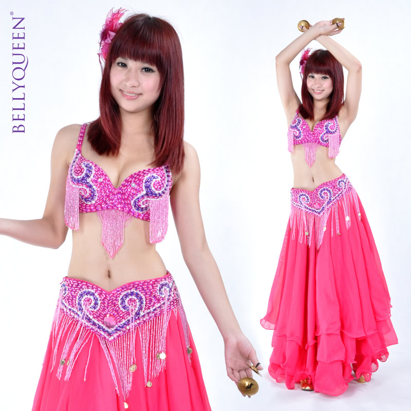 Dance Outfits Polyester Belly Dance Costumes For Ladies