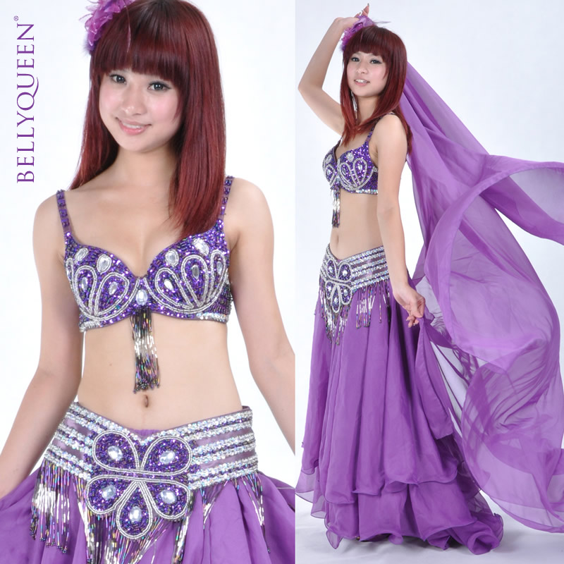 Dance Outfits Polyester Belly Dance Costumes For Ladies More Colors