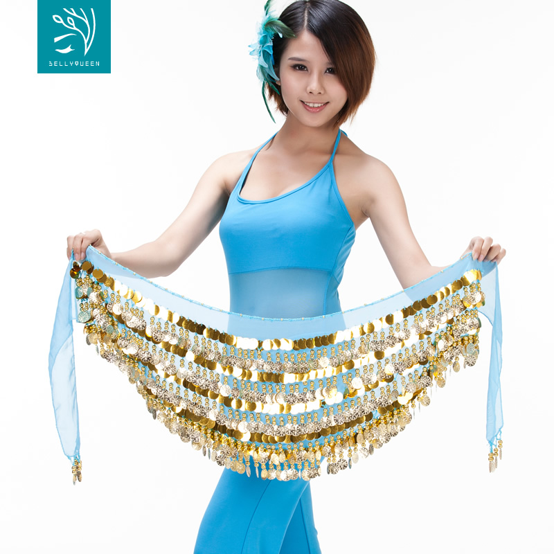 Dancewear Polyester Belly Dance Performance Hip Scarf For Ladies