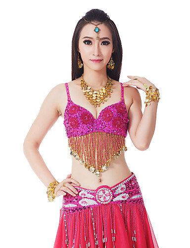 3 Pieces Plus Size Dancewear Belly Dance Performance Costume