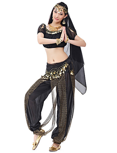 Dancewear Polyester Belly Dance Tops For Ladies